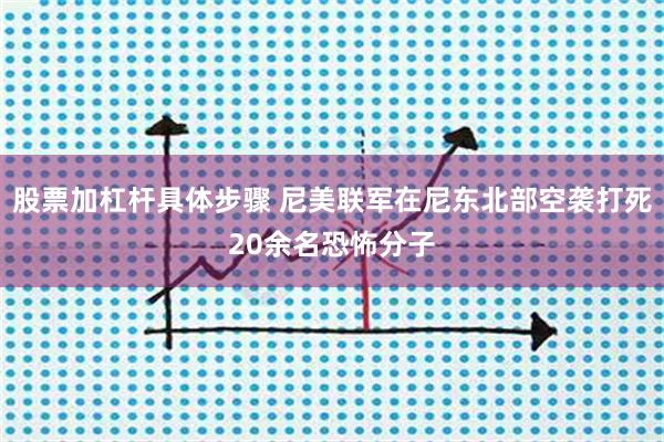 股票加杠杆具体步骤 尼美联军在尼东北部空袭打死20余名恐怖分子